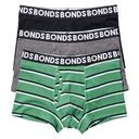 Bonds Men's Everyday Trunks 3 Pack (Stripe 1Y5, Size S)