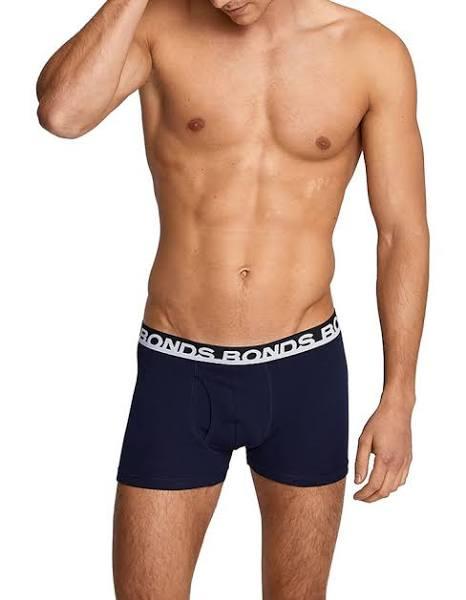 Bonds Men's Everyday Trunks 3 Pack (Stripe 1Y5, Size S)
