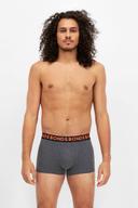 Bonds Men's Everyday Trunks (Charcoal/Orange, Size XXL)