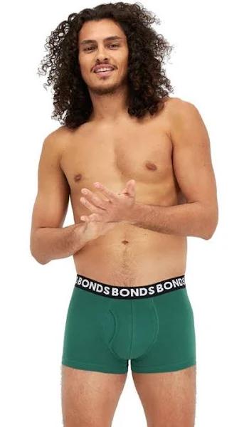 Bonds Men's Everyday Trunks (Green Party, Size S)
