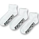 Bonds Men's Logo Low Cut Socks 3 Pack - Black - Size 6-10