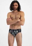 Bonds Microfibre Guyfront Trunk in Wave Check Size: Medium