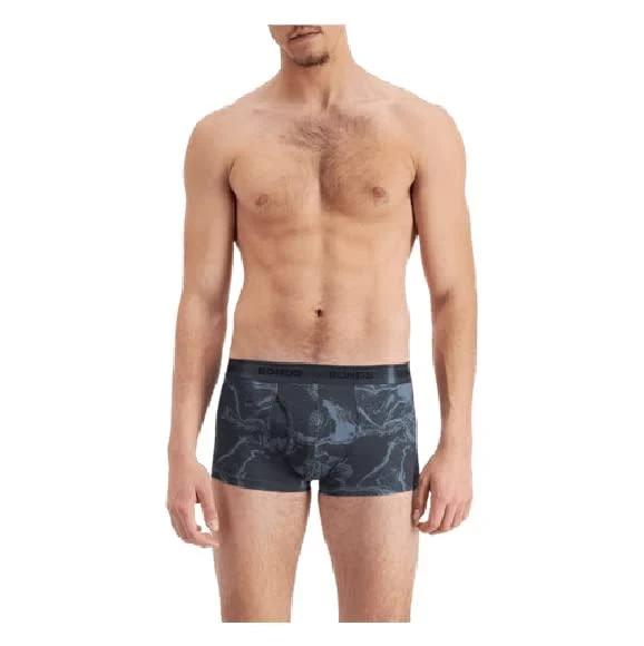Bonds Microfibre Guyfront Trunk Mens Underwear Trunks Marble Print