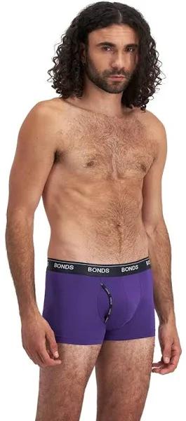 Bonds Microfibre Guyfront Trunk - Midnight Purple