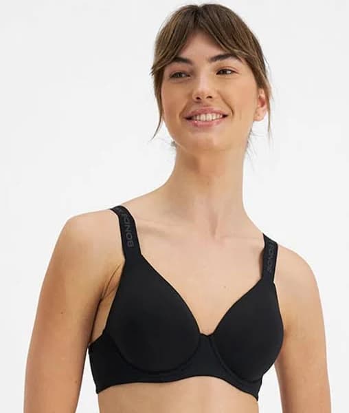 Bonds Move Contour Bra - Black 8B YWRA Bra - Afterpay Available