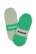 Bonds Move Unisex No Show 2 Pack - Veggie Patch/Balencies Green