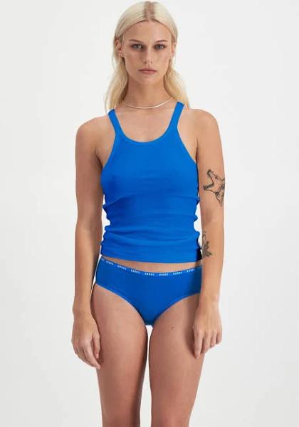 Bonds Organics Chesty Singlet Top Bra in Directoire Blue Size: 10