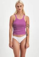 Bonds Organics Chesty Singlet Top in White Size: 8