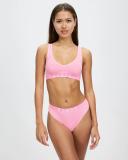 Bonds Retro Rib Hi Bikini in Strawberry Glaze Size: 16