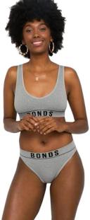 Bonds Retro Rib Hi Bikini - Luxe Blue