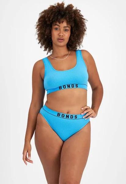 Bonds Retro Rib Hi Bikini - Luxe Blue