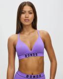 Bonds Retro Rib Wirefree Tee Bra in Hyper Violet Size: 10