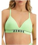 Bonds Retro Rib Wirefree Tee Bra in Scuba Lime Citrus 10