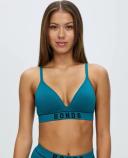 Bonds Retro Rib Wirefree Tee Bra in Scuba Lime Citrus 10