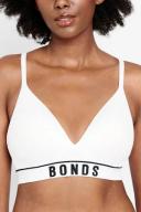 Bonds Retro Rib Wirefree Tee Bra in Scuba Lime Citrus 16