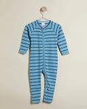Bonds Ribbed Zip Wondersuit in Moana Sky/Petrol Blue Size: Newborn