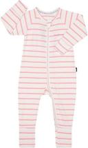 Bonds Ribbed Zip Wondersuit - Stripe 4v6