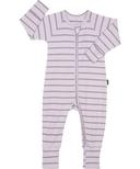 Bonds Ribbed Zip Wondersuit - Stripe 4v6
