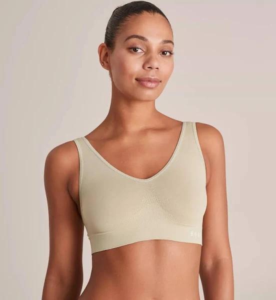 Bonds Seamfree Comfy Crop Top; Style WVLHT | Green | Size M