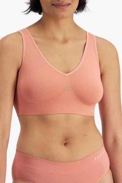 Bonds Seamfree Comfy Crop Top; Style WVLHT | Orange | Size S