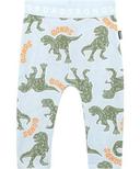 Bonds Stretchies Legging - T-Rex and Friends New Grey Marle