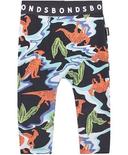 Bonds Stretchies Legging - T-Rex and Friends New Grey Marle
