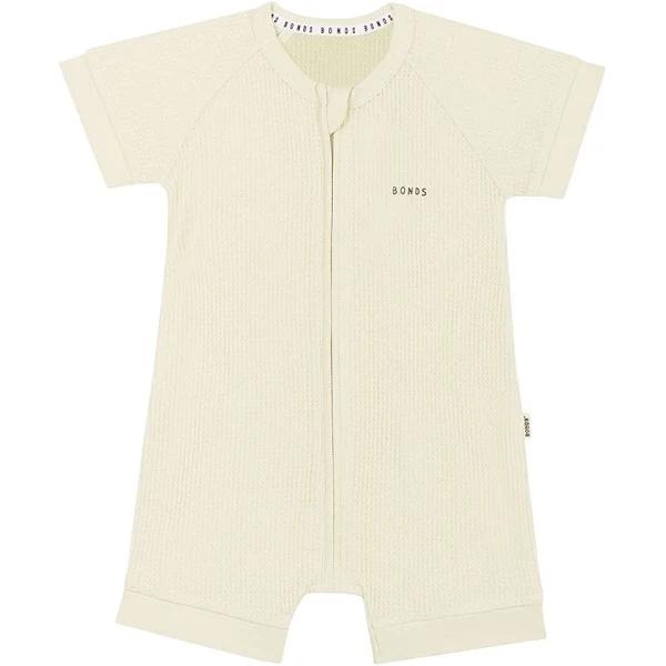 Bonds Waffle Romper - Sesame Seed