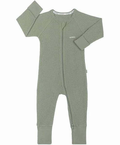 Bonds Waffle Zip Wondersuit in Cactus Tree Size: Newborn