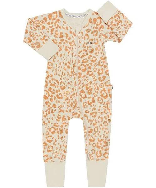 Bonds Waffle Zip Wondersuit - Lets Get Loud Sesame Seed