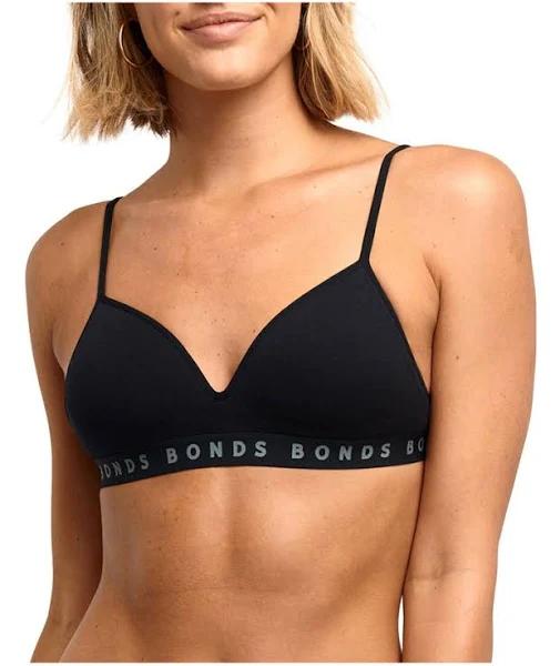 Bonds Wirefree Tee Bra - Black