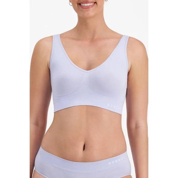 Bonds Women's Comfy Seamfree Crop - Purple - Size Medium