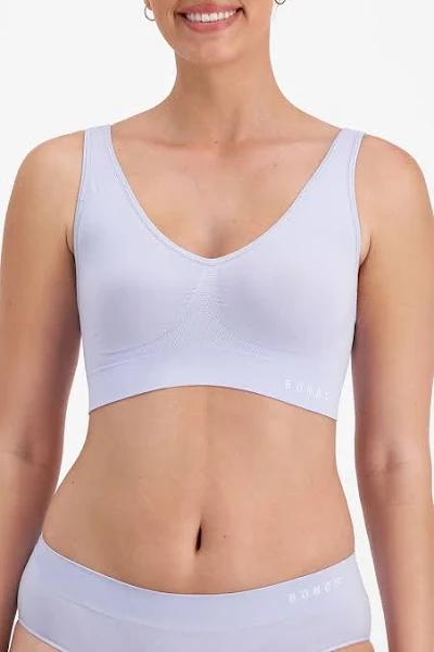 Bonds Women's Comfy Seamfree Crop - Purple - Size Small