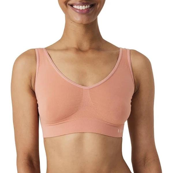 Bonds Women's Seamfree Crop Top - Peach Orange - Size XS