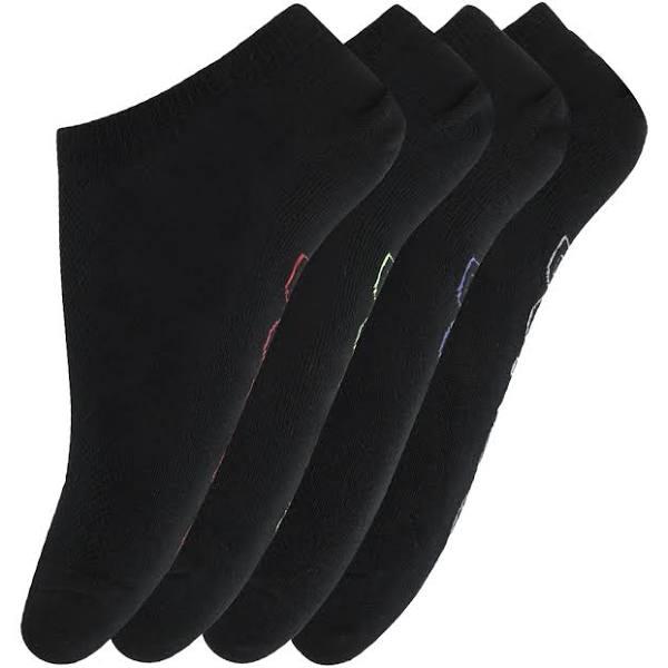 Bonds Womens Logo Light No Show 4 Pack Size: 3-8