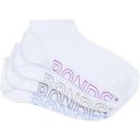 Bonds Womens Logo Light No Show Socks 4 Pack - Grey Base
