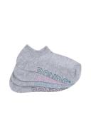 Bonds Womens Logo Light No Show Socks 4 Pack - Grey Base