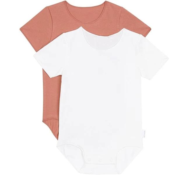 Bonds Wonderbodies Short Sleeve Bodysuit 2 Pack Size: 3-6 Months