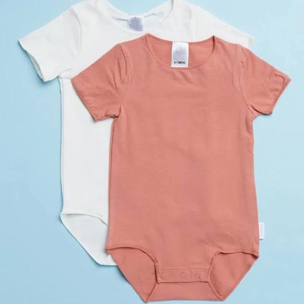 Bonds Wonderbodies Short Sleeve Bodysuit 2 Pack Size: 6-12 Months