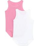 Bonds Wondercool Eyelet Singletsuit 2 Pack - Limed & New Grey Marle