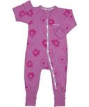 Bonds Wondercool Eyelet Zip Wondersuit - Seaside Waves Macadamia