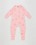 Bonds Wondercool Eyelet Zip Wondersuit - Wondersmile Pink