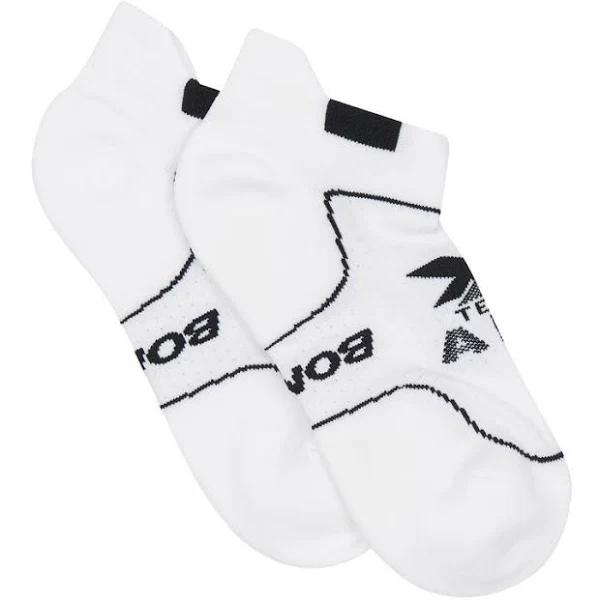 Bonds X-Temp Air Low Cut Socks 2 Pack in White 8-11