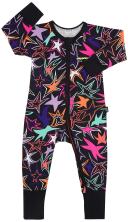Bonds Zip Wondersuit - Holiday Superstar Black