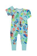 Bonds Zip Wondersuit - Jellyfish Frenzy Mint
