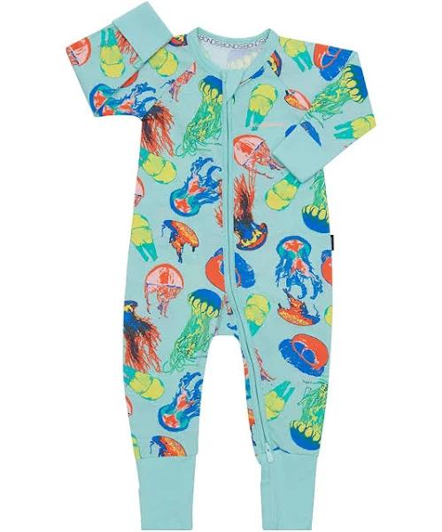 Bonds Zip Wondersuit - Jellyfish Frenzy Mint
