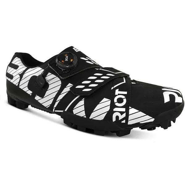Bont Riot MTB+ (BOA) Cycling Shoe - Matte Black-White - EU 46.5