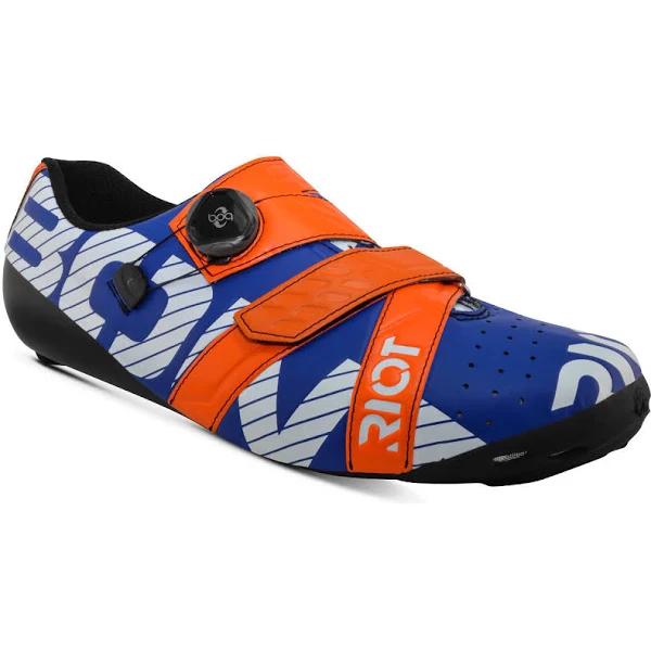 Bont Riot Road Plus Cycling Shoes (Wide Fit) 44W Cycling Shoes Midnight/Mega Crimso