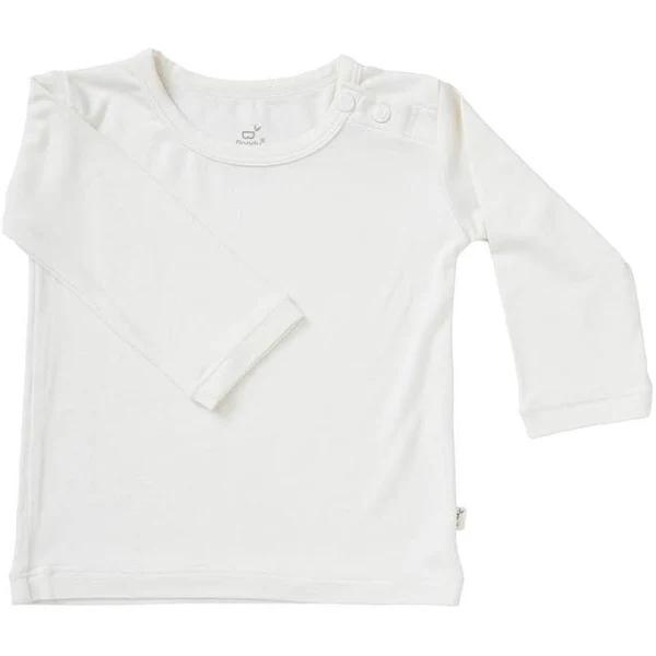 Boody Bamboo Baby Long Sleeve Top Chalk (12-18 Mths)