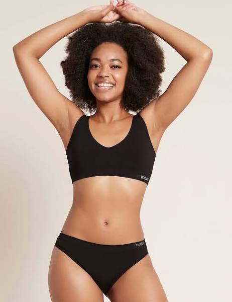 Boody Organic Bamboo Shaper Bra Black - Medium Pack