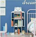Bookshelves Kids Bookshelf Robot Bookshelf White Bookcase Book Storage